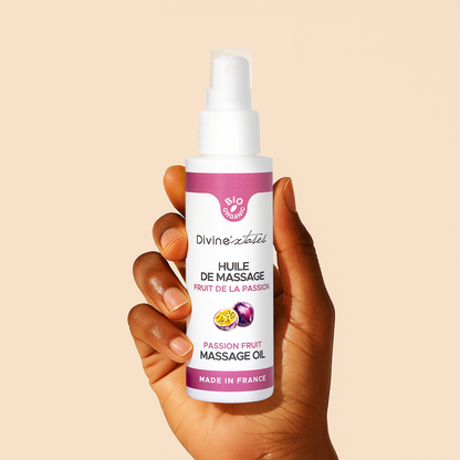 Huile de massage gourmande