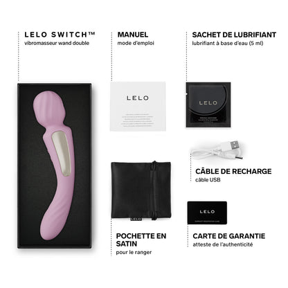 Wand 2-en-1 Switch de Lelo - Rose