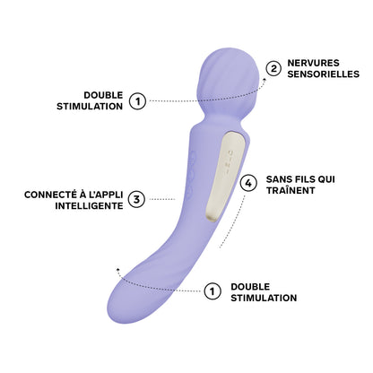 Wand 2-en-1 Switch de Lelo - Violet