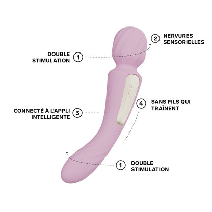Wand 2-en-1 Switch de Lelo - Rose