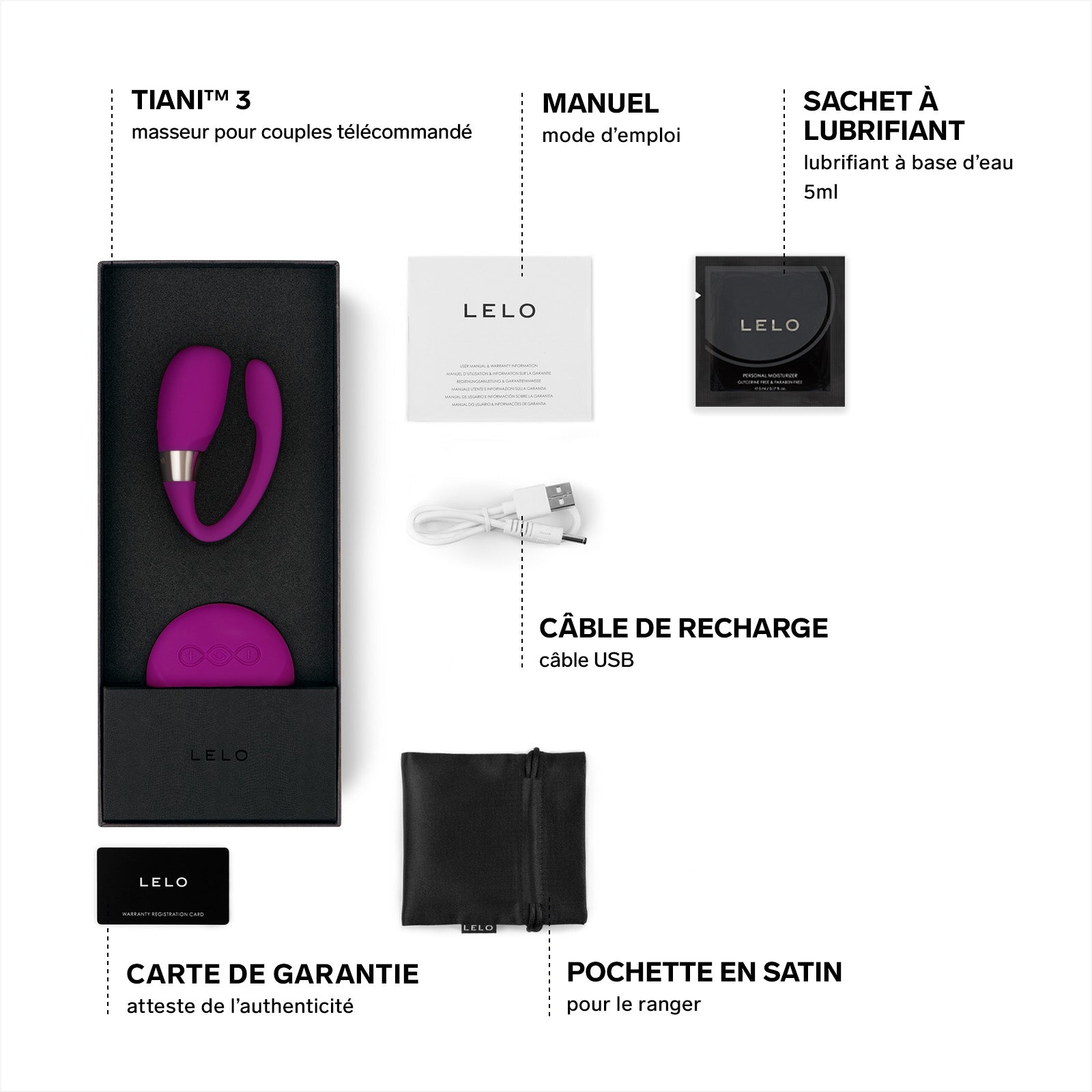 Vibro Tiani 3 de Lelo - Violet
