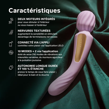 Wand 2-en-1 Switch de Lelo - Rose