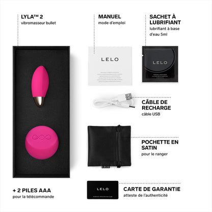 L'oeuf vibreur Lyla 2 de Lelo - Rose