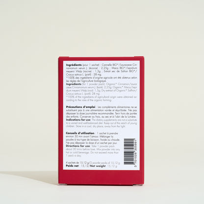 Stimulant féminin 100% bio Céline Max flash - 2 sachets