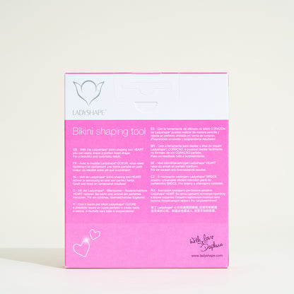 Pochoirs de rasage Ladyshape - Coeur