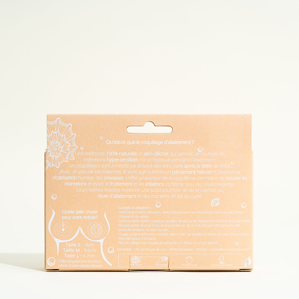 Paire de coquillages d’allaitement