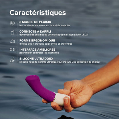 Vibro point G connecté Gigi 3 de Lelo - Violet