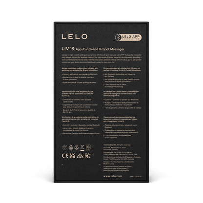 Vibro point G connecté Liv 3 de Lelo