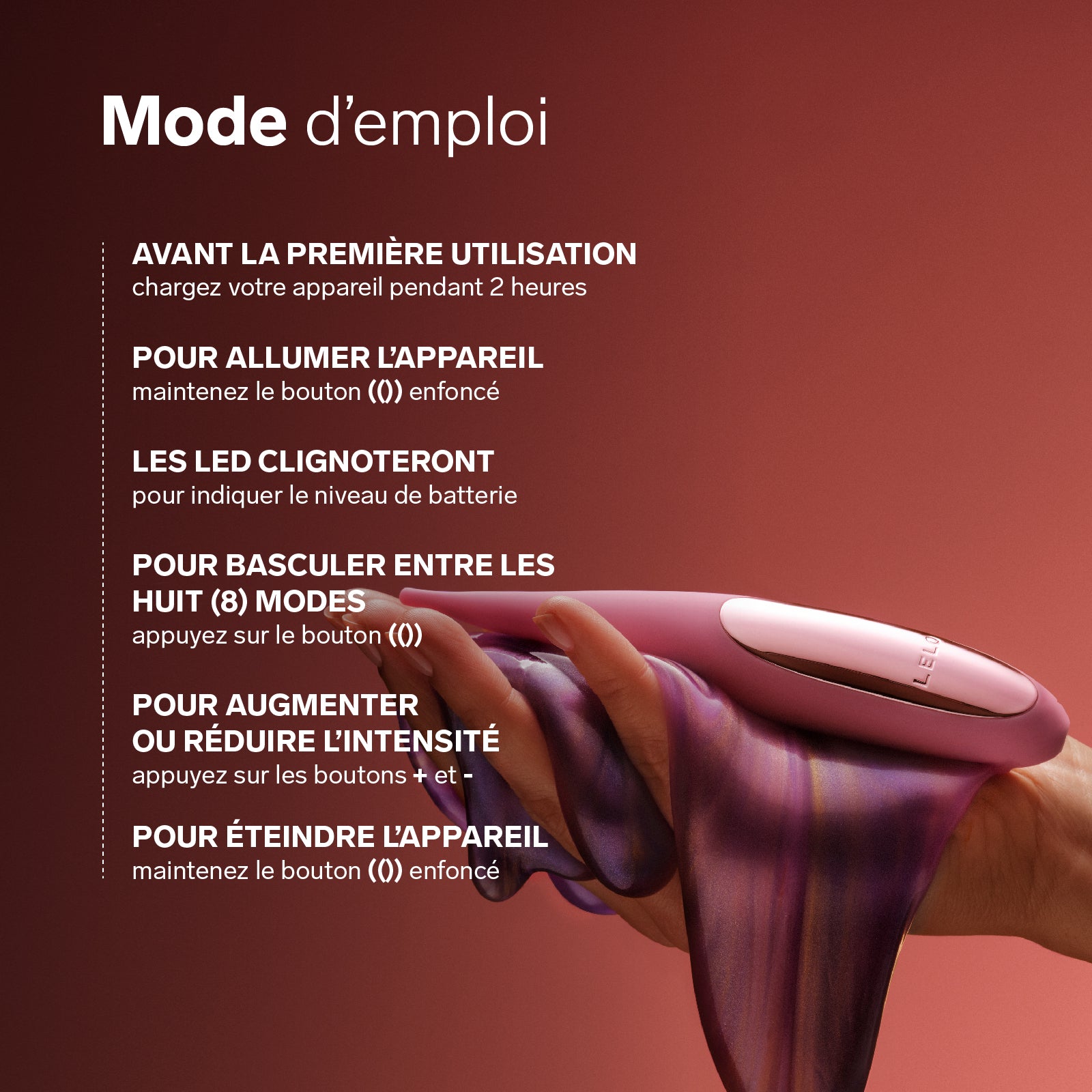 Dot Travel de Lelo - Violet