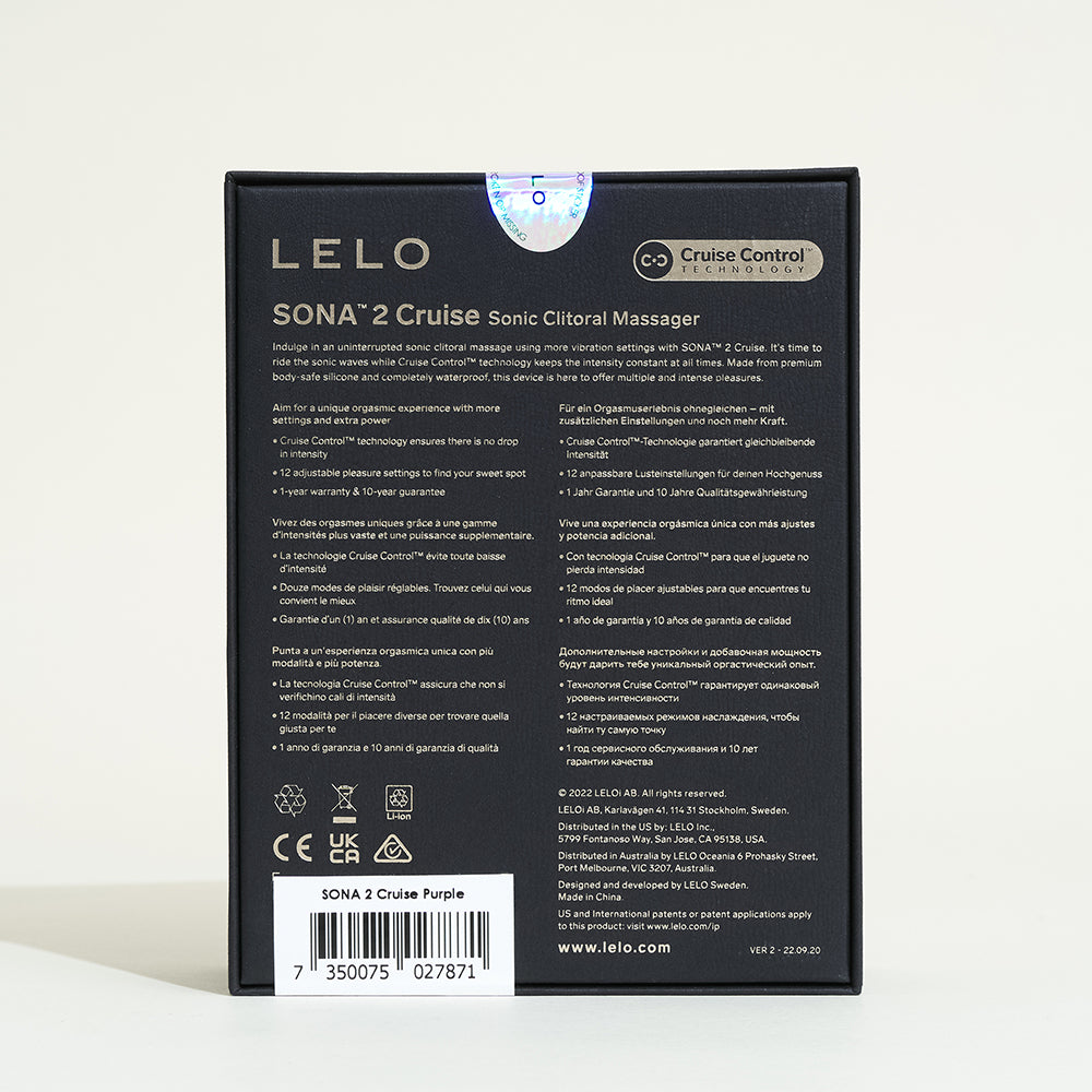 Sona CRUISE 2 de Lelo - Violet