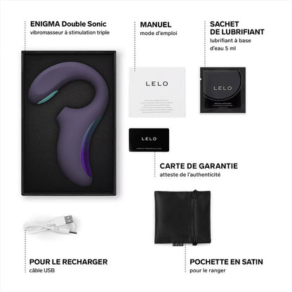 Enigma double sonic de Lelo - Violet
