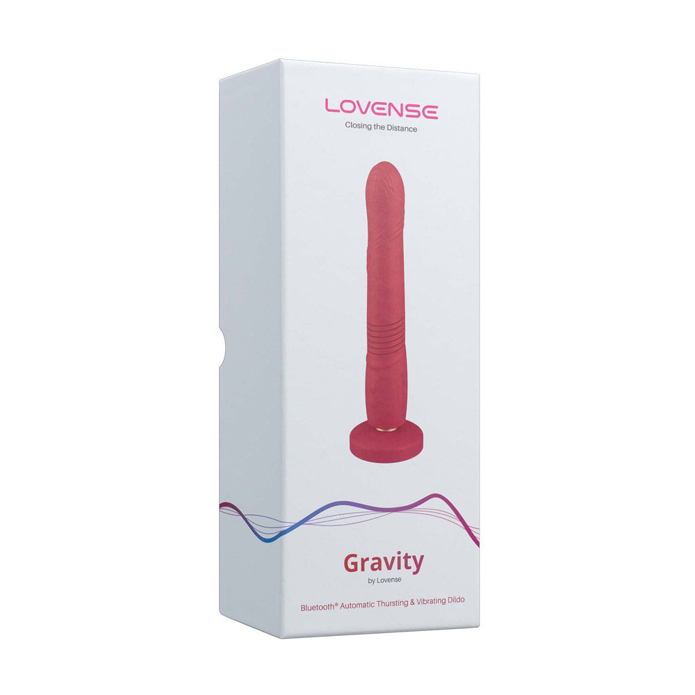 Gravity dildo va-et-vient connecté