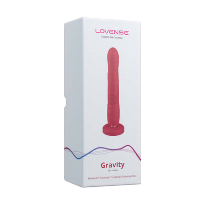 Gravity dildo va-et-vient connecté