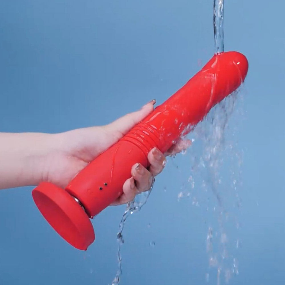 Gravity dildo va-et-vient connecté