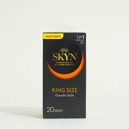 Préservatifs sans latex grande taille Manix Skyn - Boîte de 20