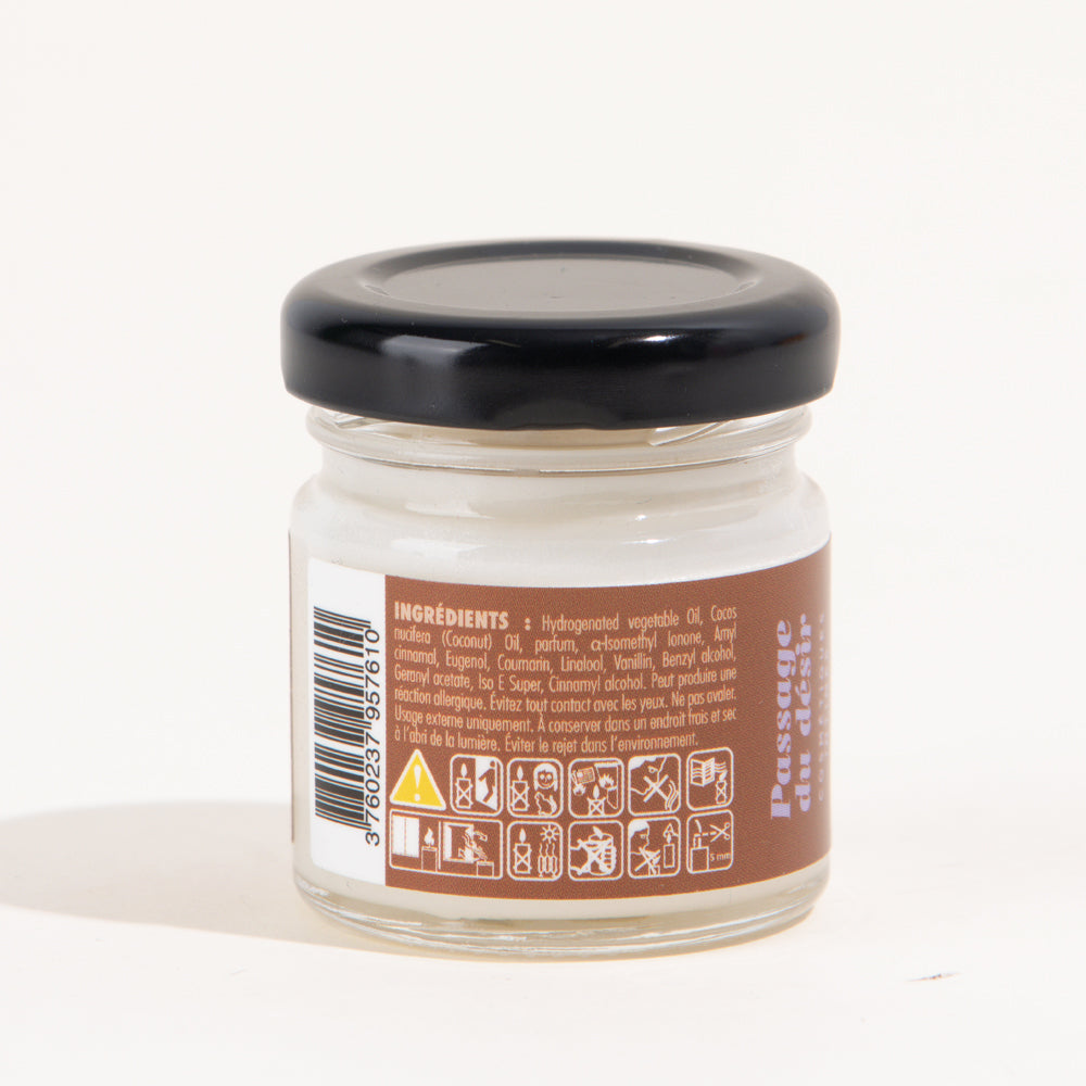 Mini bougie de massage - Cuir de Russie