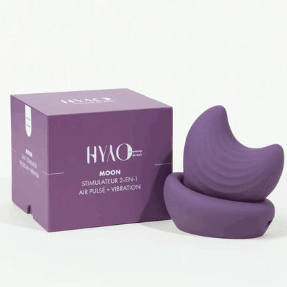 Moon stimulateur 2-en-1 de Hyyo - Violet