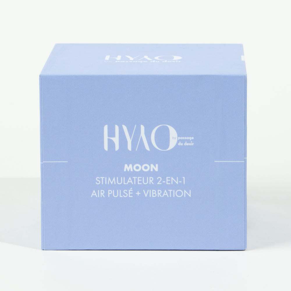 Moon stimulateur 2-en-1 de Hyyo - Bleu
