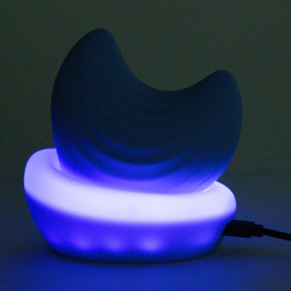 Moon stimulateur 2-en-1 de Hyyo - Bleu