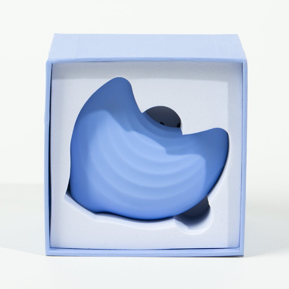 Moon stimulateur 2-en-1 de Hyyo - Bleu