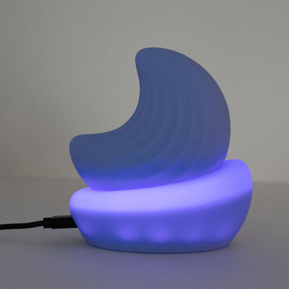 Moon stimulateur 2-en-1 de Hyyo - Bleu