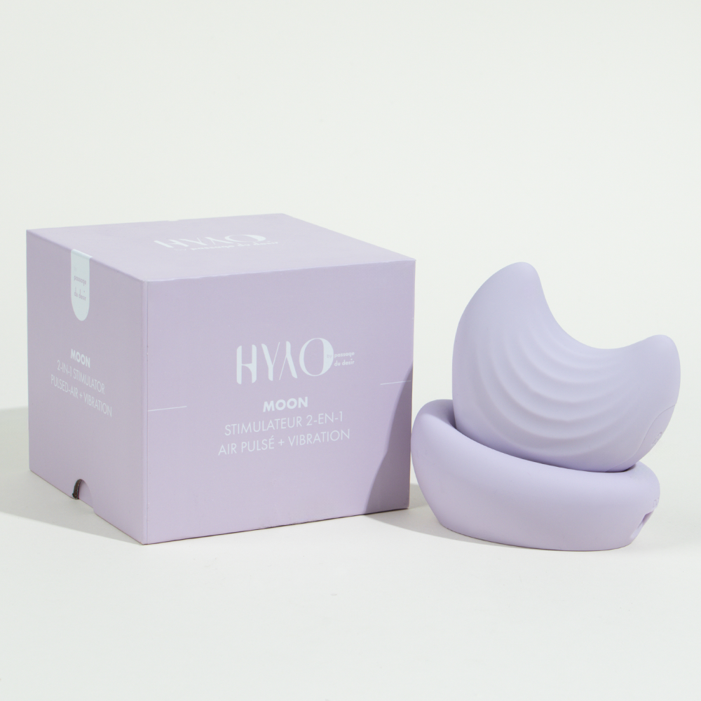 Moon stimulateur 2-en-1 de Hyyo - Lilas