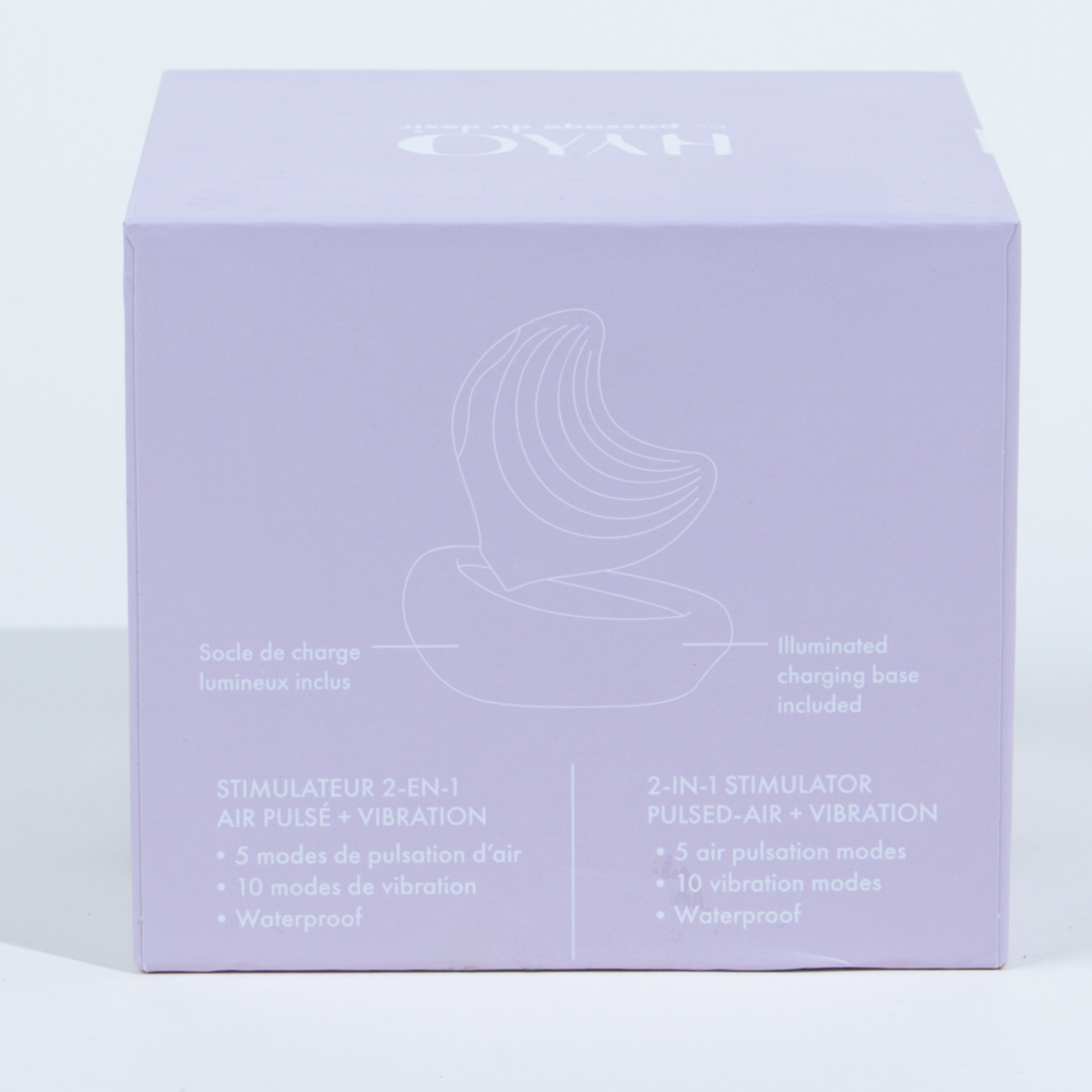 Moon stimulateur 2-en-1 de Hyyo - Lilas