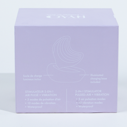 Moon stimulateur 2-en-1 de Hyyo - Lilas