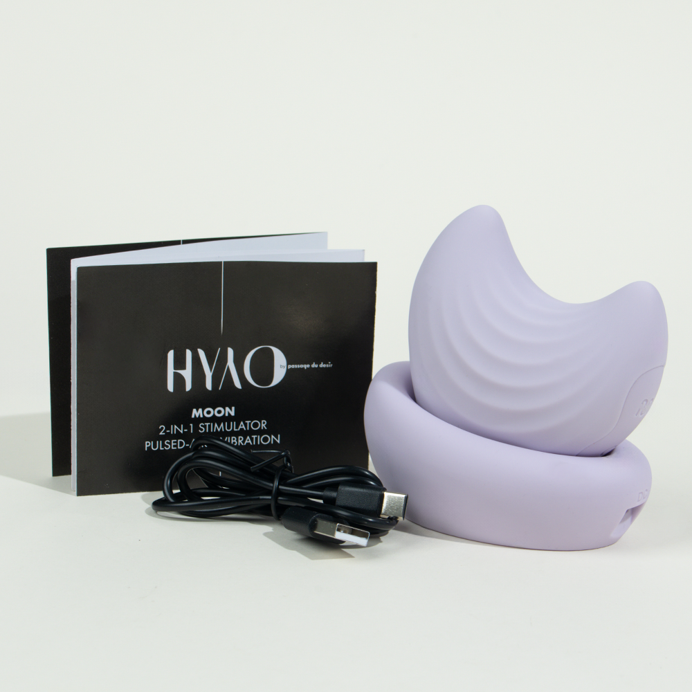Moon stimulateur 2-en-1 de Hyyo - Lilas