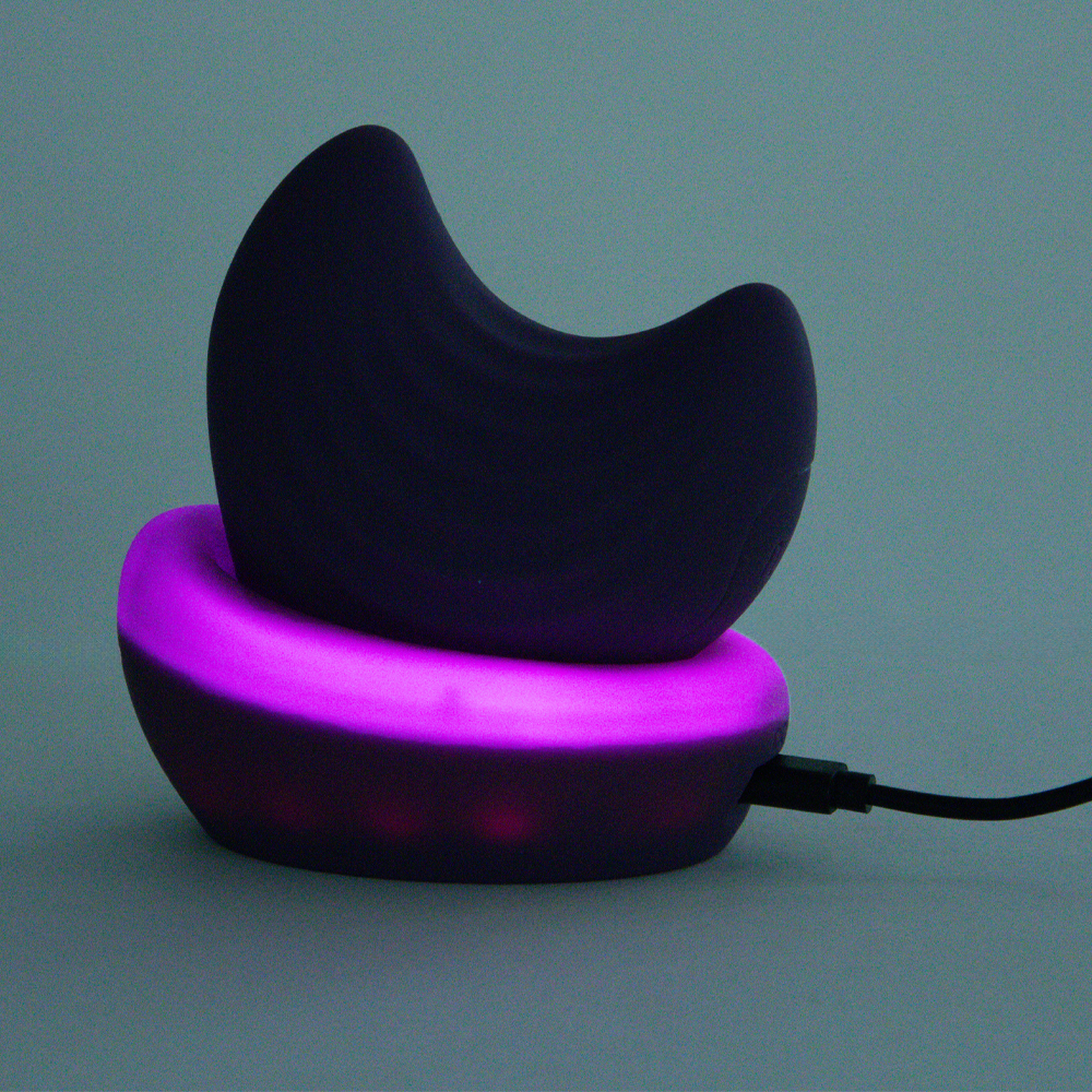 Moon stimulateur 2-en-1 de Hyyo - Violet