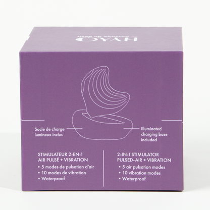 Moon stimulateur 2-en-1 de Hyyo - Violet