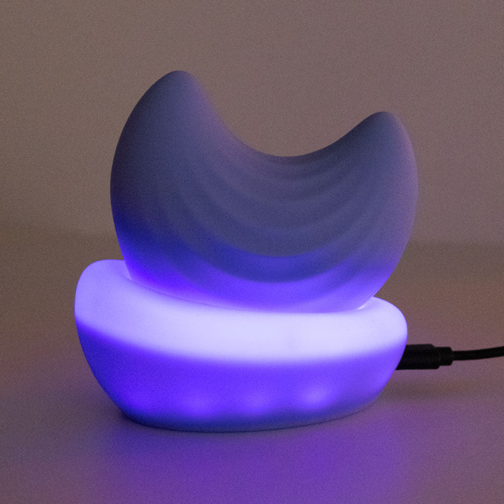 Moon stimulateur 2-en-1 de Hyyo - Bleu