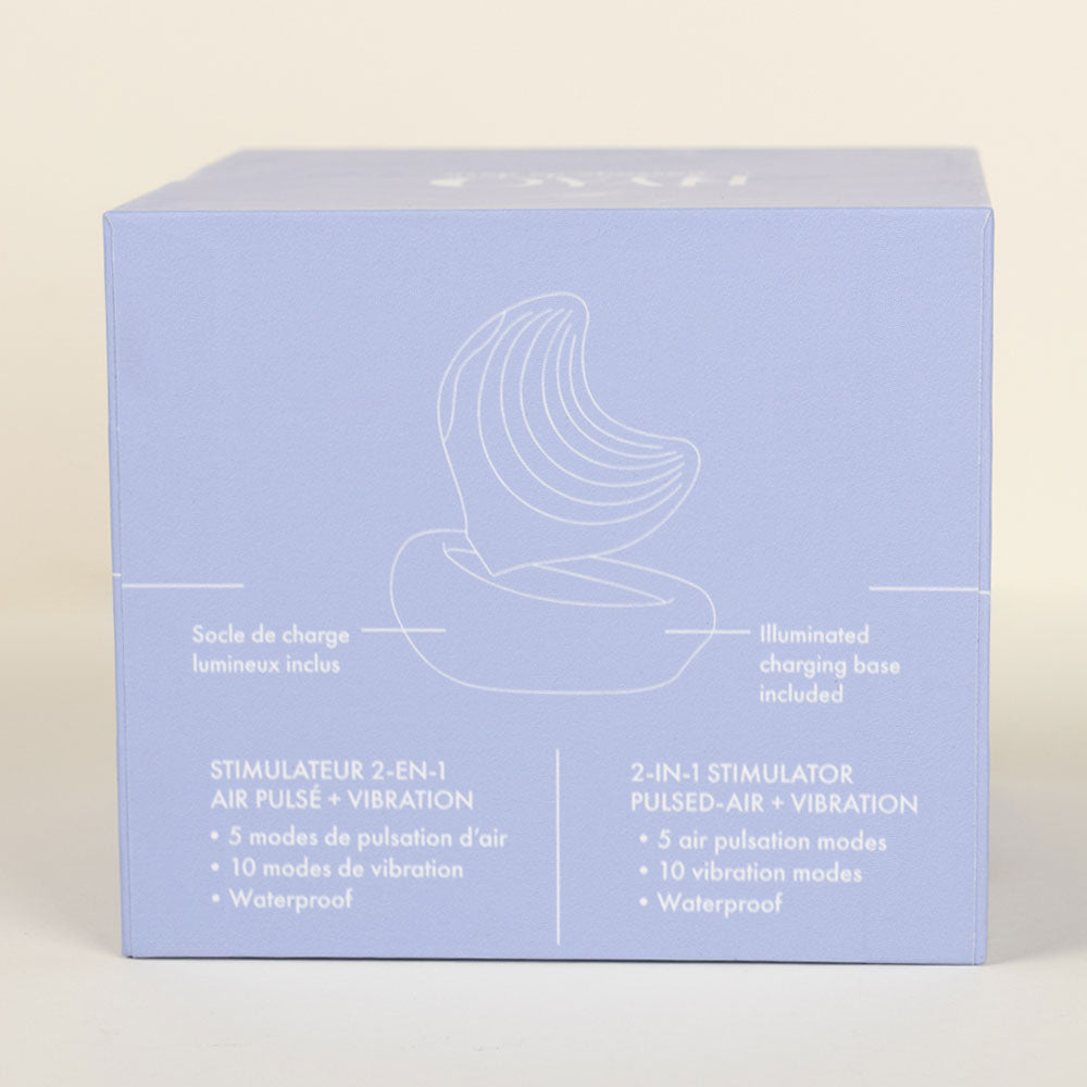 Moon stimulateur 2-en-1 de Hyyo - Bleu