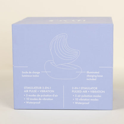 Moon stimulateur 2-en-1 de Hyyo - Bleu
