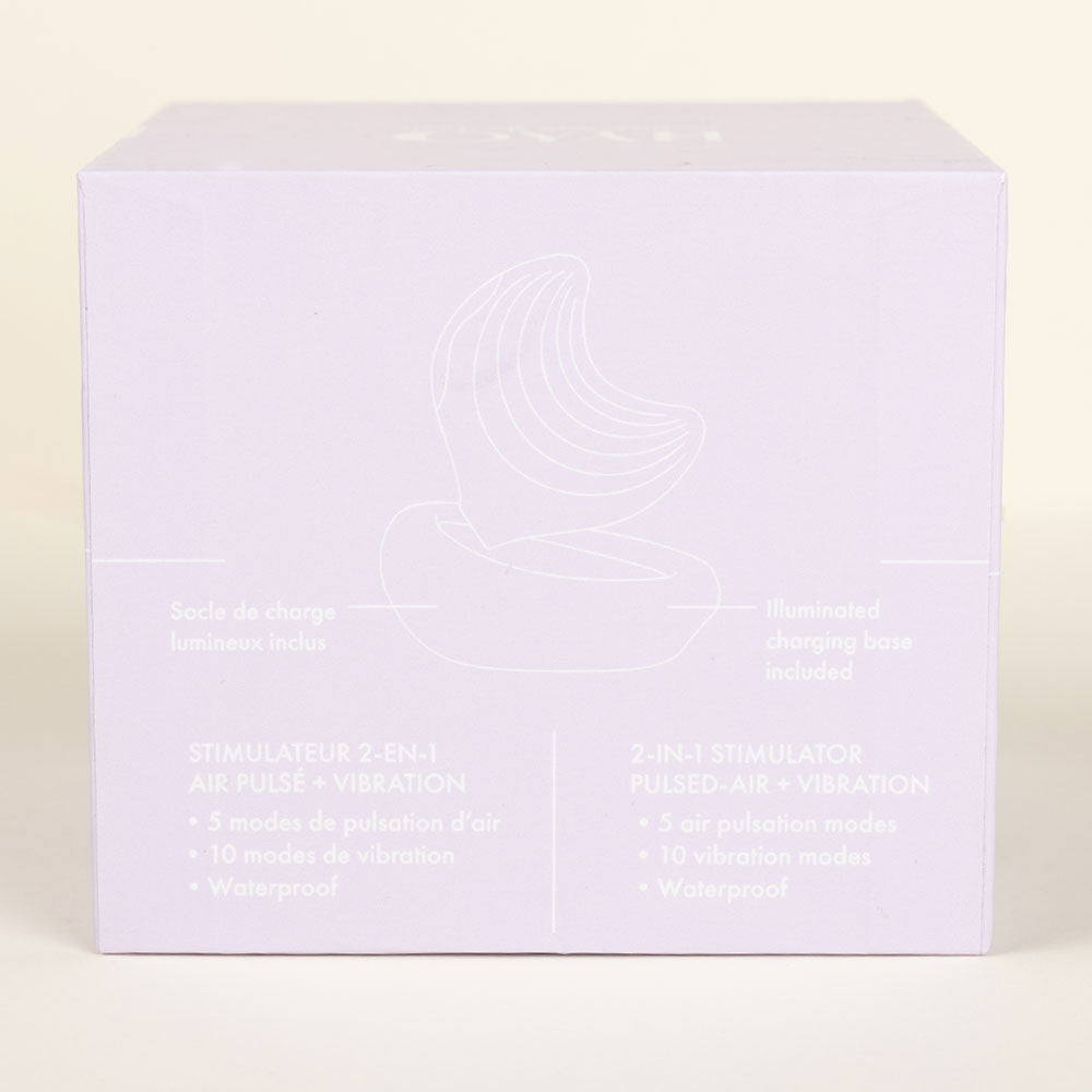 Moon stimulateur 2-en-1 de Hyyo - Lilas