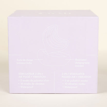 Moon stimulateur 2-en-1 de Hyyo - Lilas