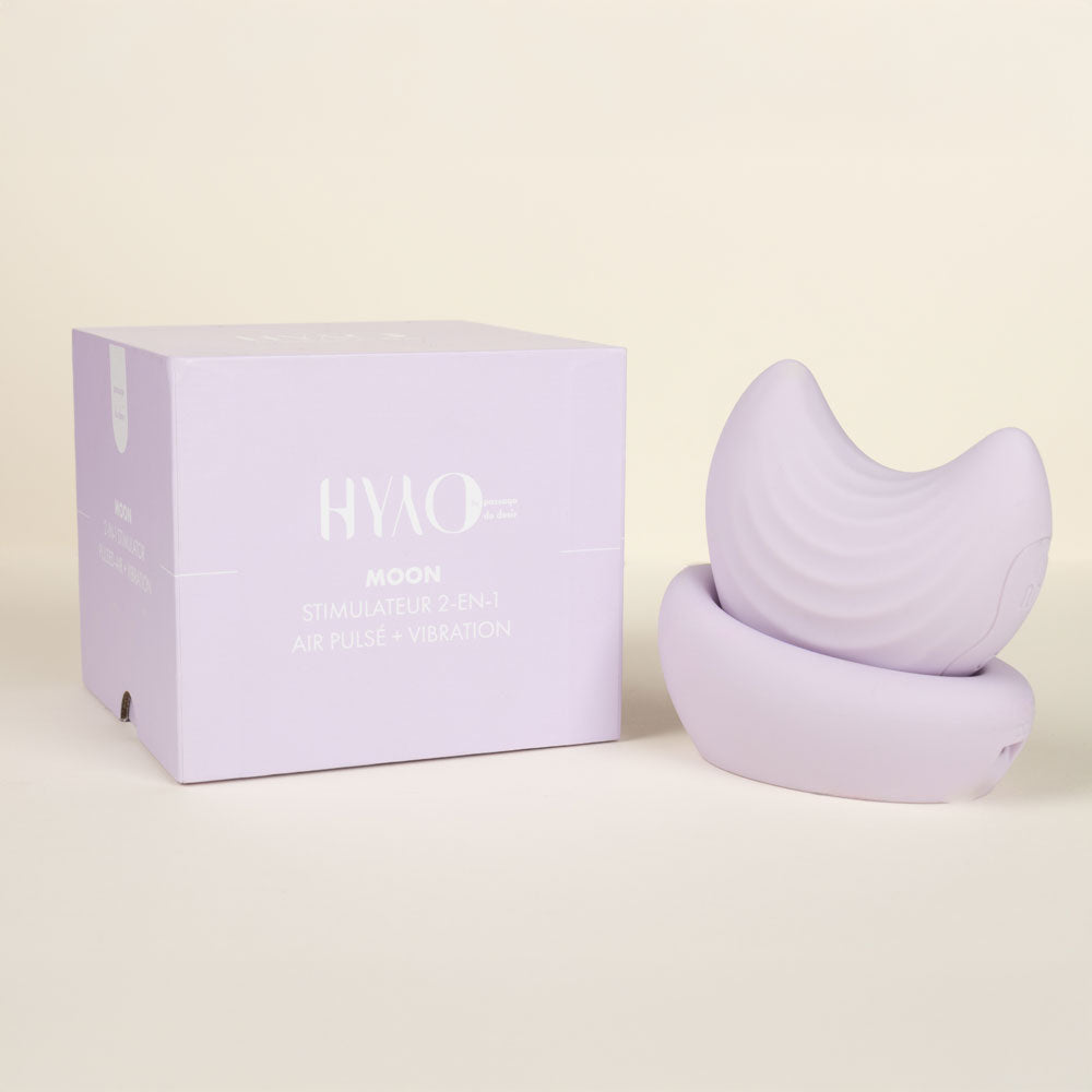 Moon stimulateur 2-en-1 de Hyyo - Lilas