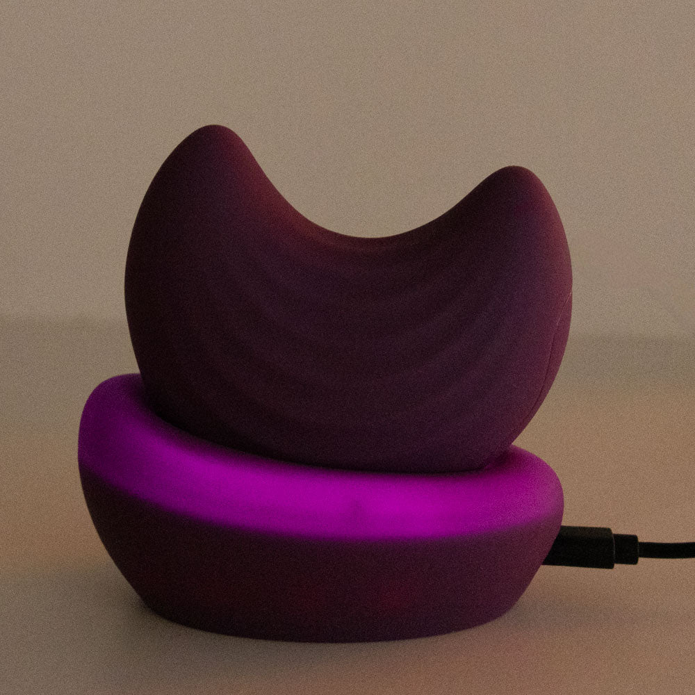 Moon stimulateur 2-en-1 de Hyyo - Violet