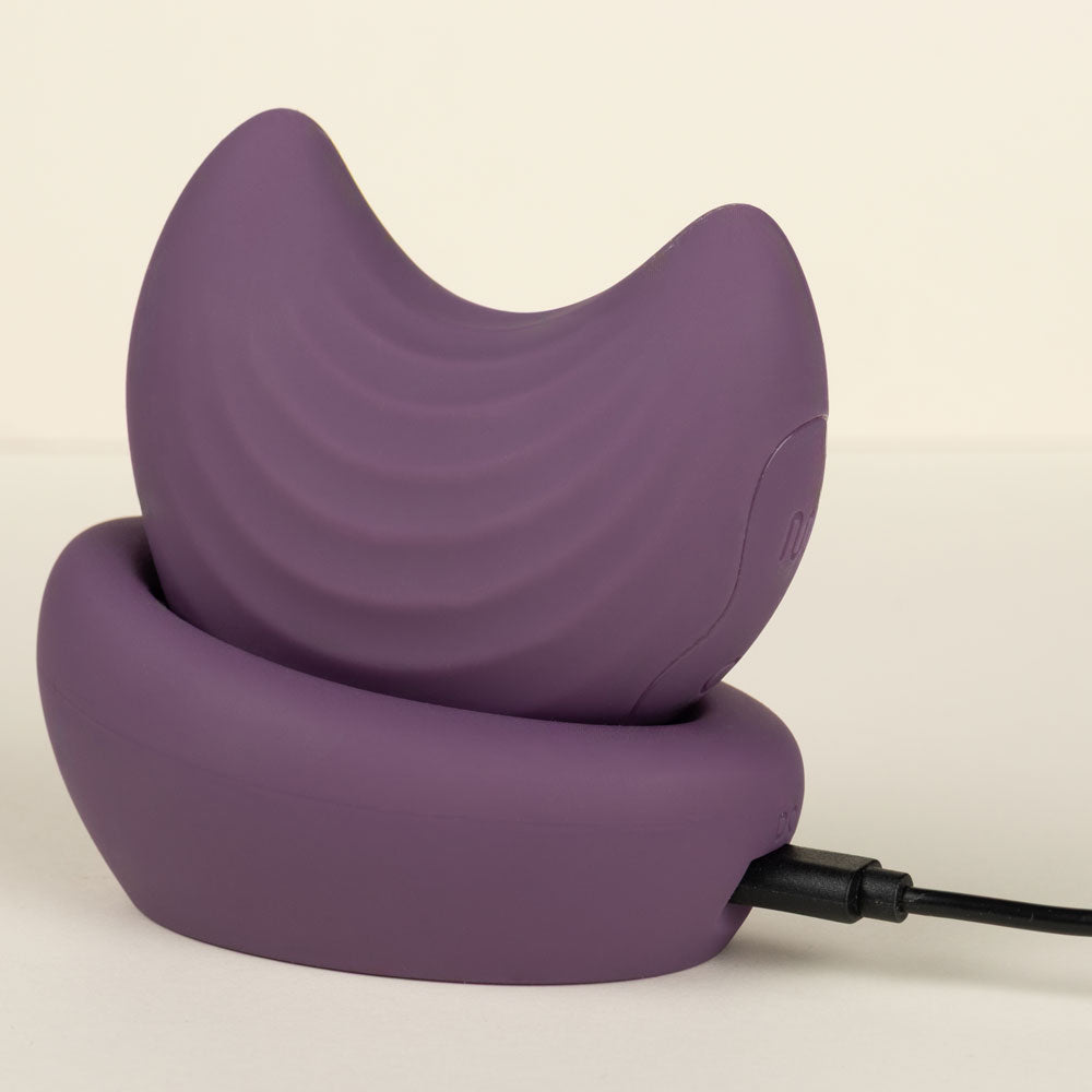 Moon stimulateur 2-en-1 de Hyyo - Violet