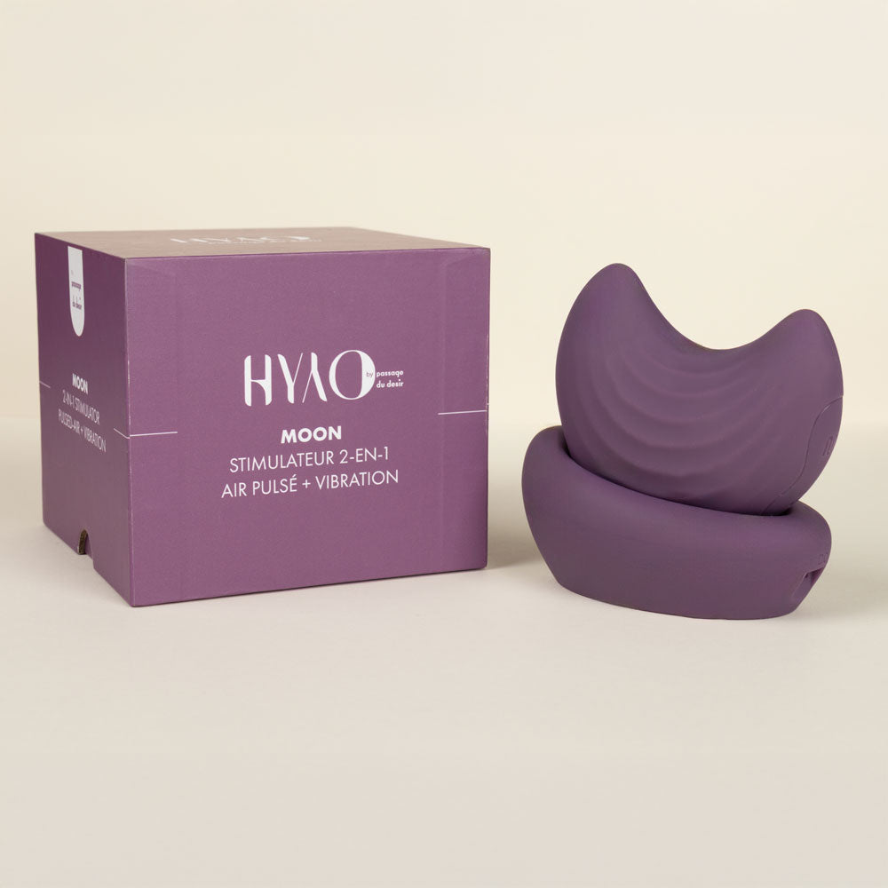 Moon stimulateur 2-en-1 de Hyyo - Violet