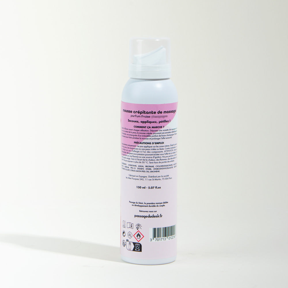 Mousse de massage crépitante et hydratante - Mousse de massage crépitante et hydratante