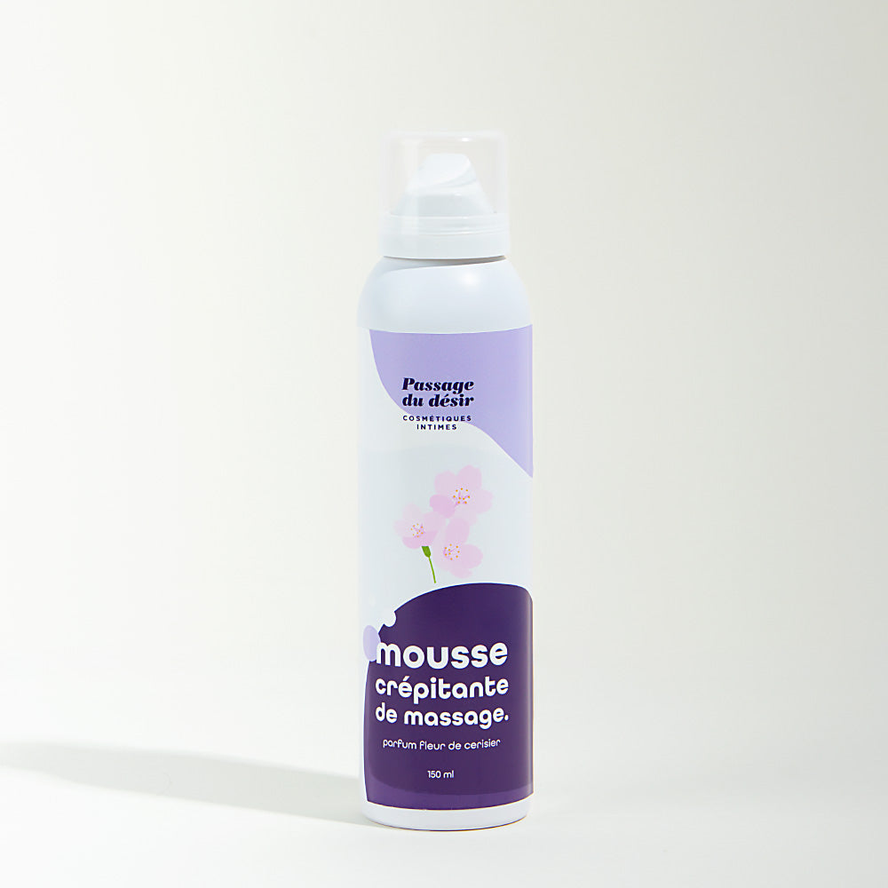 Mousse de massage crépitante et hydratante - Fleur de cerisier