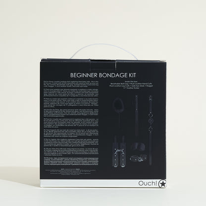 Kit de bondage débutant 6 pièces - Noir