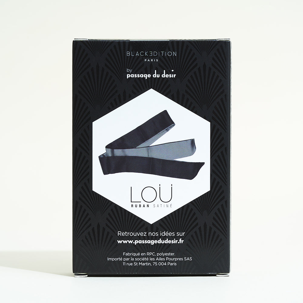 Ruban satiné LOÜ Black Edition