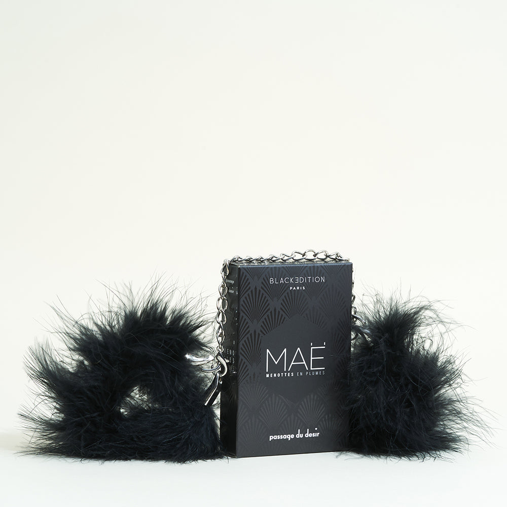 Menottes en plumes MAË Black Edition