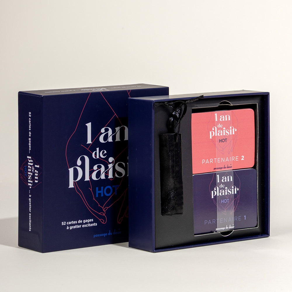 Jeu de cartes à gratter Un An de Plaisir HOT