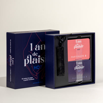 Jeu de cartes à gratter Un An de Plaisir HOT