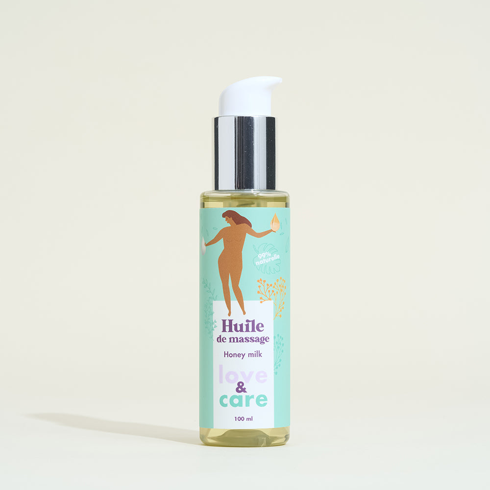 Huile de massage parfumée Love & Care - Honey Milk