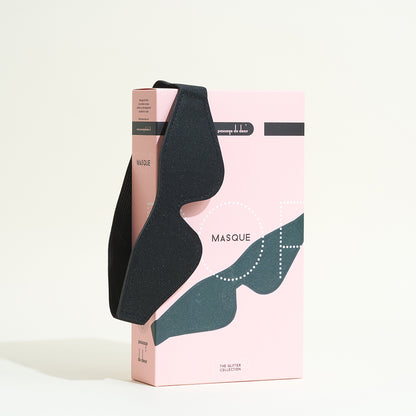 Masque pour les yeux Pop - Noir pailleté