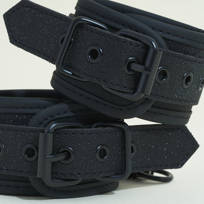 Menottes Pop - Noir pailleté